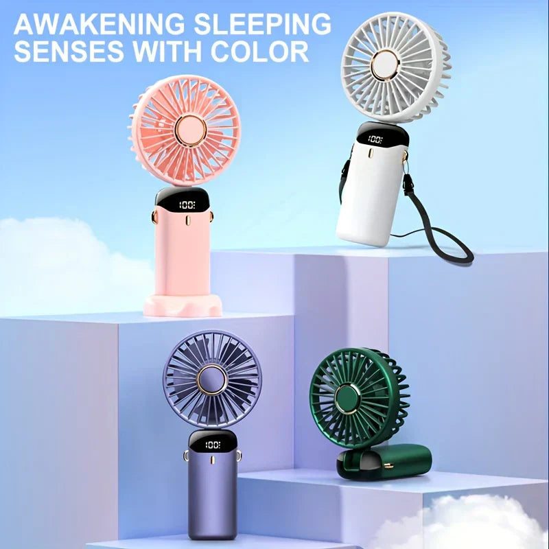 Digital Display Portable Fan