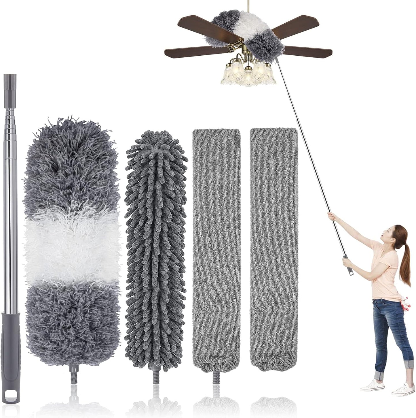 Flexible Microfiber Feather Duster
