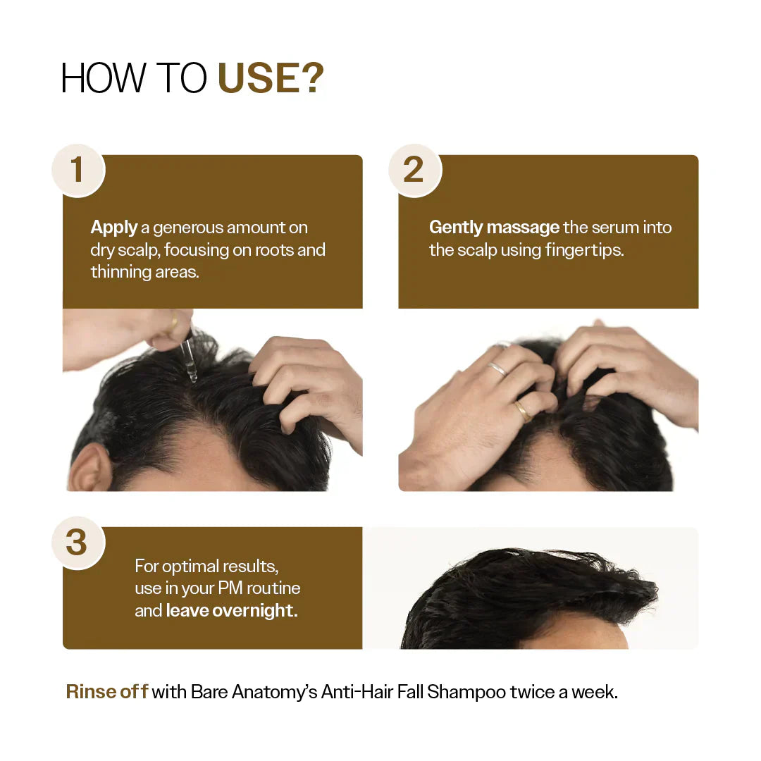 Advanced Hair Growth Serum with Redensyl, Rosemary, Korean Rice Water