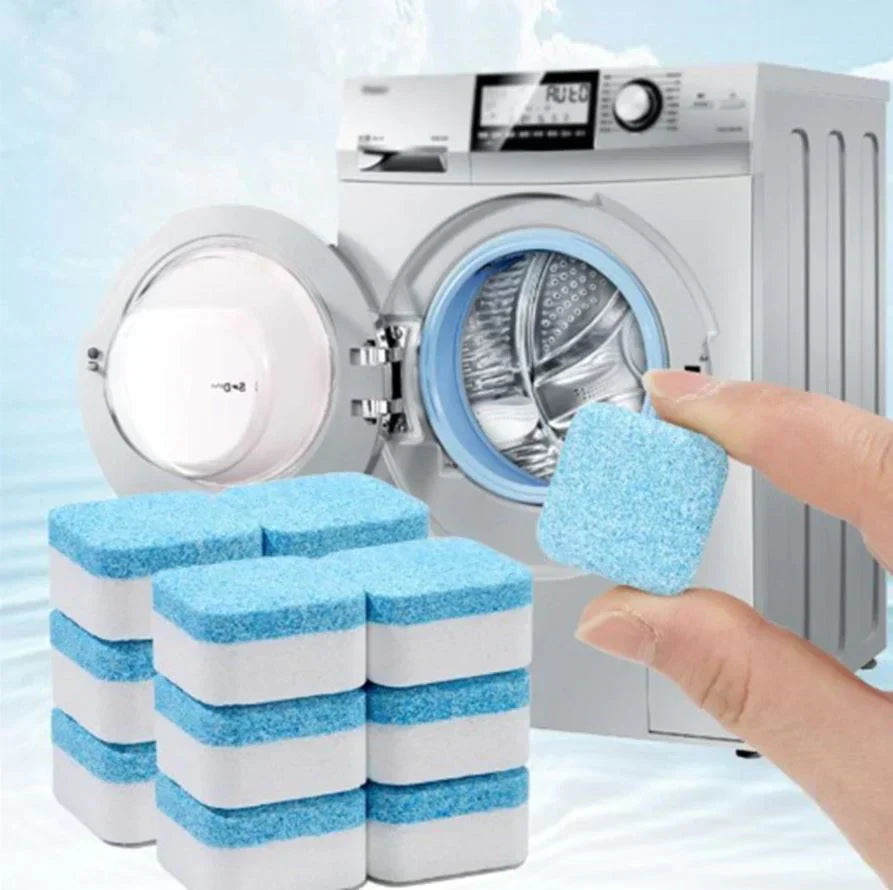 10 PC Washing Machine Drum Cleaning Tablets (Kitchen Sink Corner FREE)