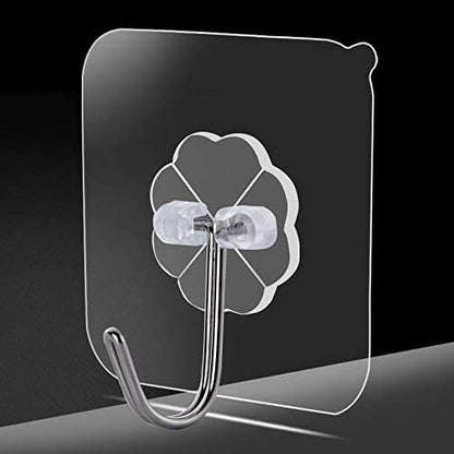 Reusable Adhesive Wall Hooks (Pack of 10 Pc)